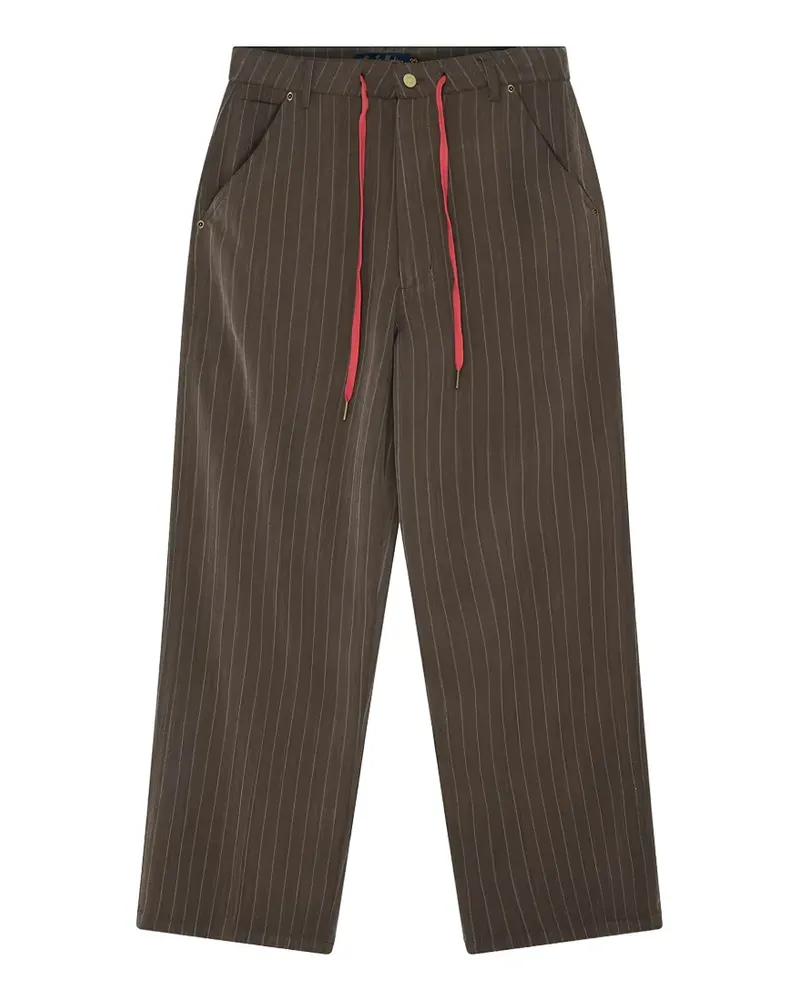 Deus Ex Machina Hear & Now Hose mit Nadelstreifen - Braun Braun
