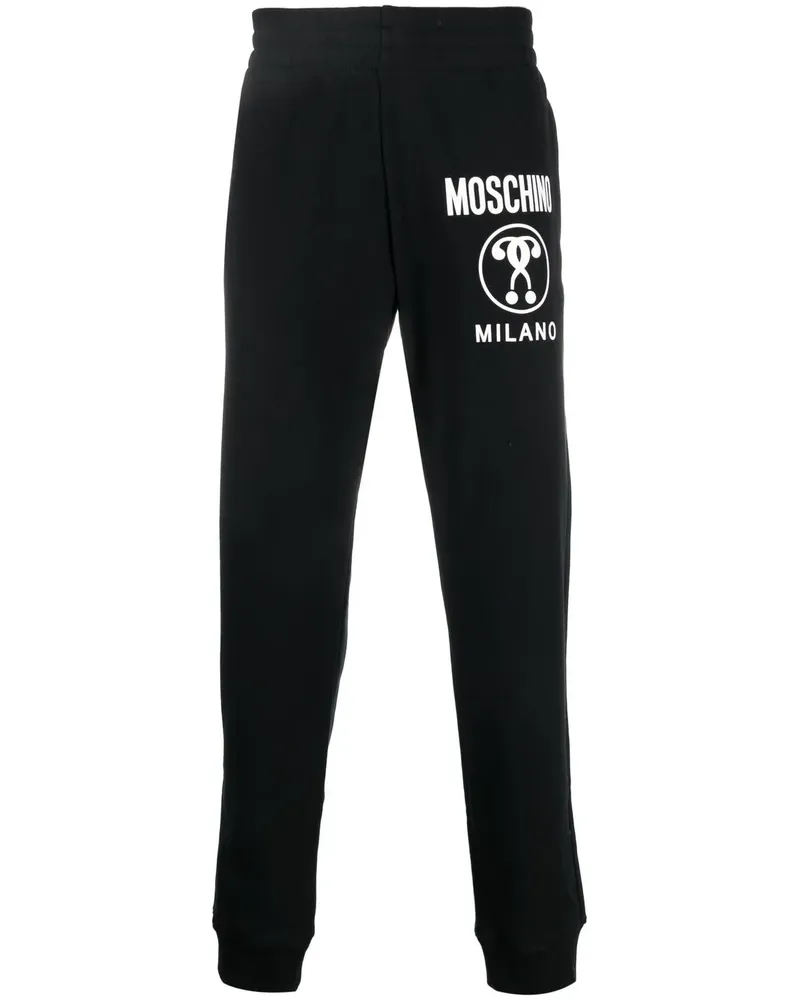 Moschino Jogginghose mit Logo-Print - Schwarz Schwarz