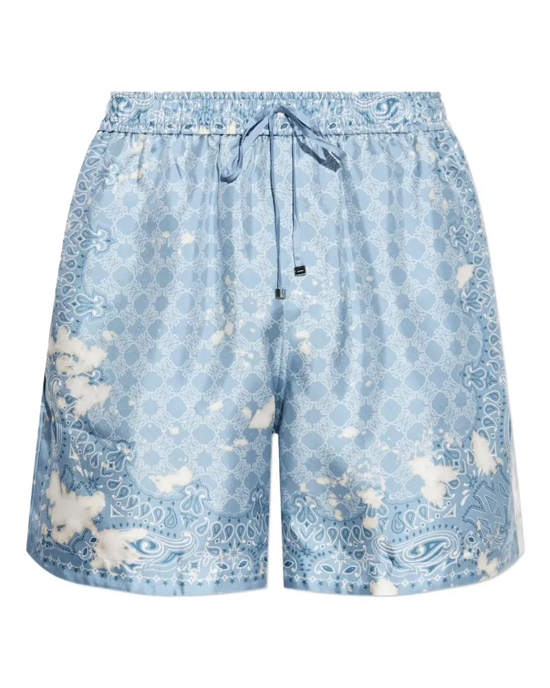 Amiri Shorts mit Paisley-Print - Blau Blau