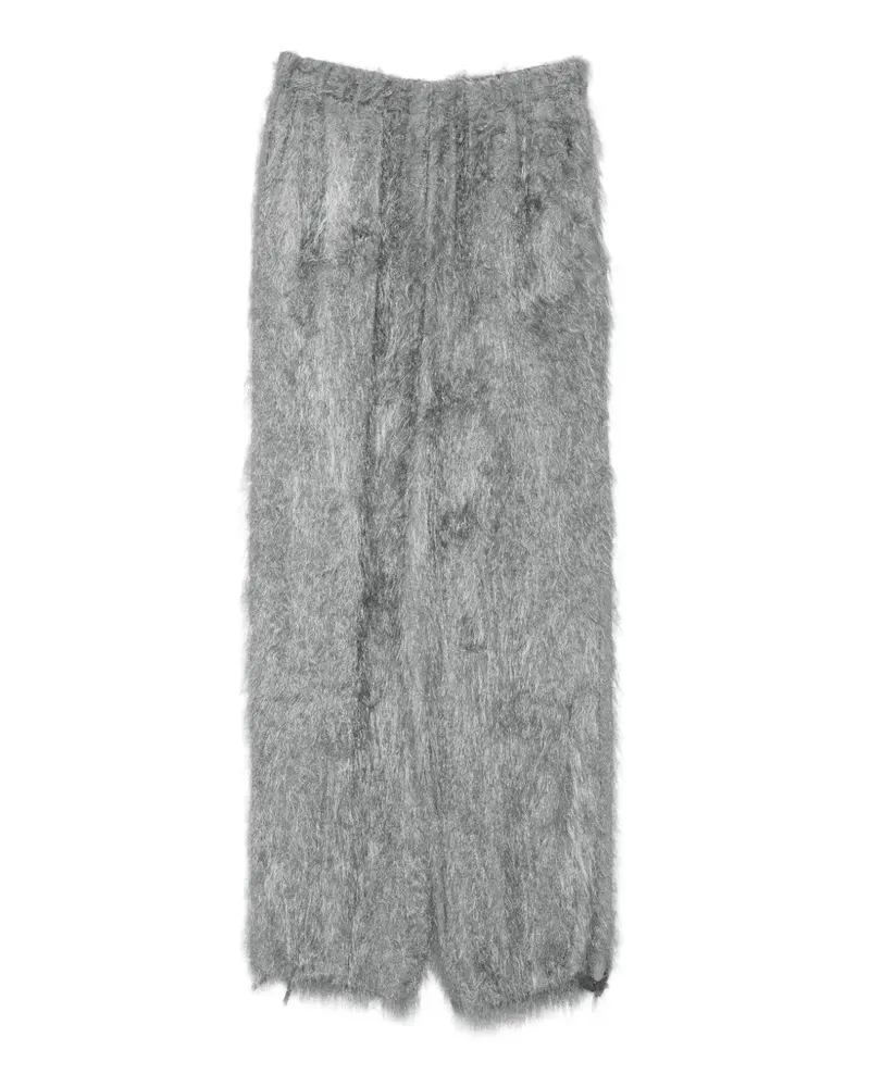ALYSI Gerade Hose mit gebürstetem Finish - Grau Grau