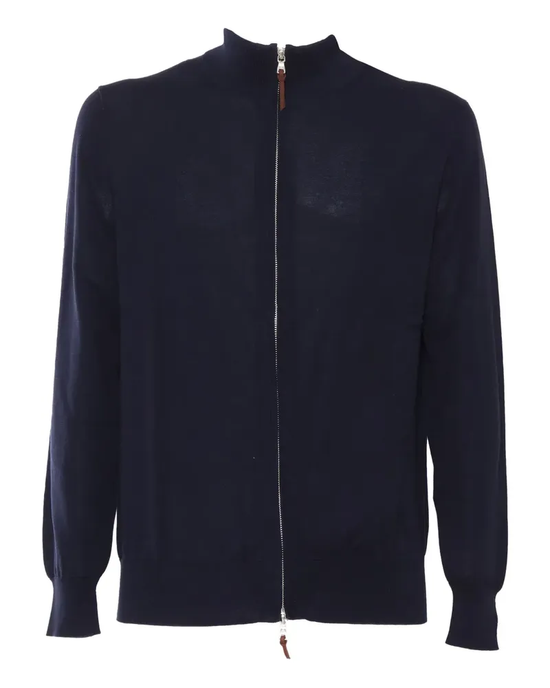 Ballantyne Cardigan mit Reißverschluss - Blau Blau