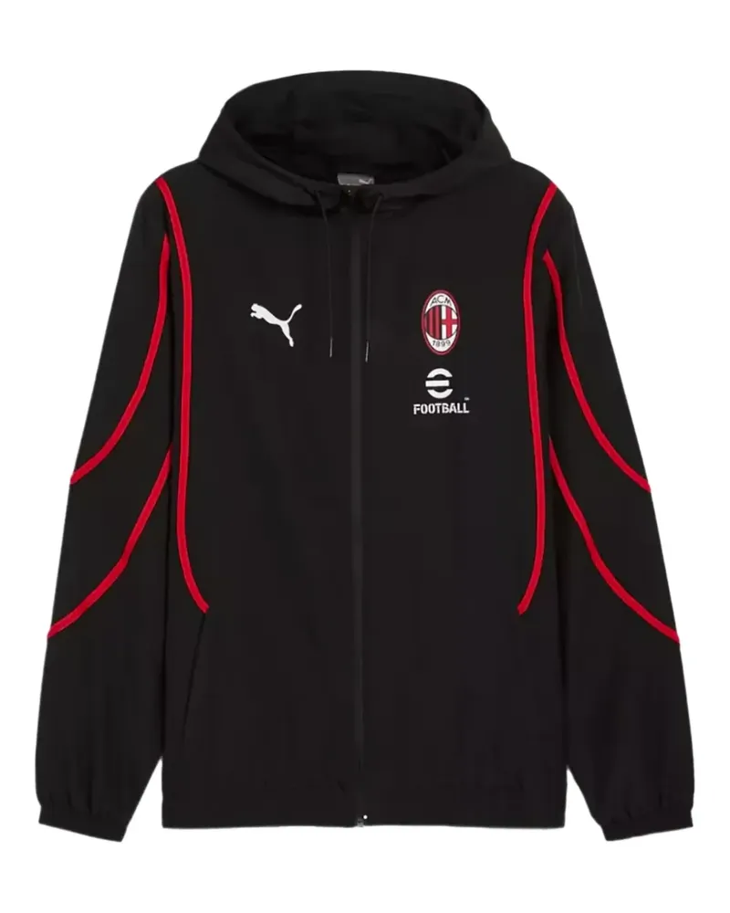 Puma AC Milan Jacke vor dem Match - Schwarz Schwarz