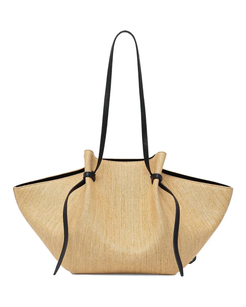 YUZEFI Mochi drawstring shoulder bag - Nude Nude