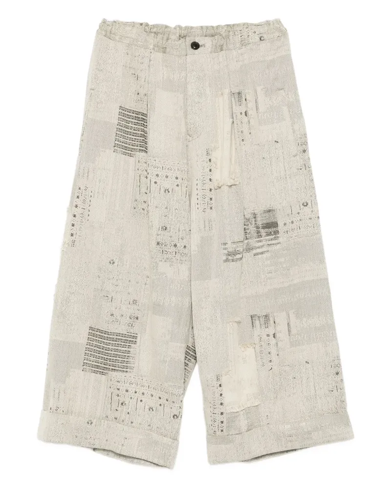 Yohji Yamamoto Klassische Hose - Nude Nude