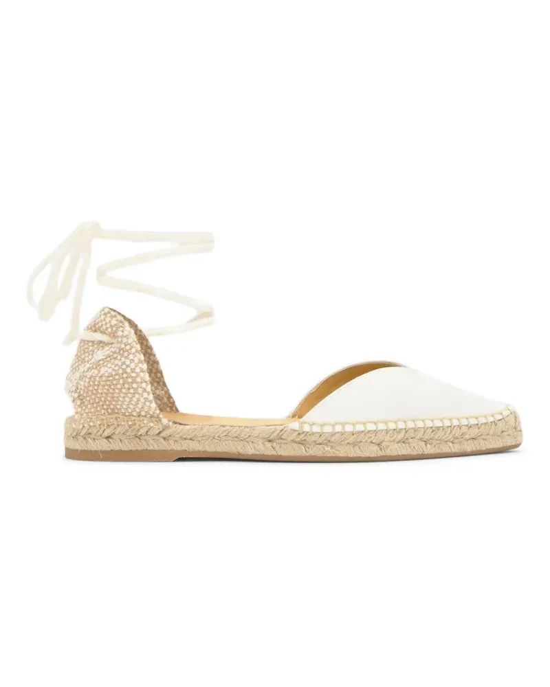 Castañer Brava lace-up espadrilles - Weiß Weiß