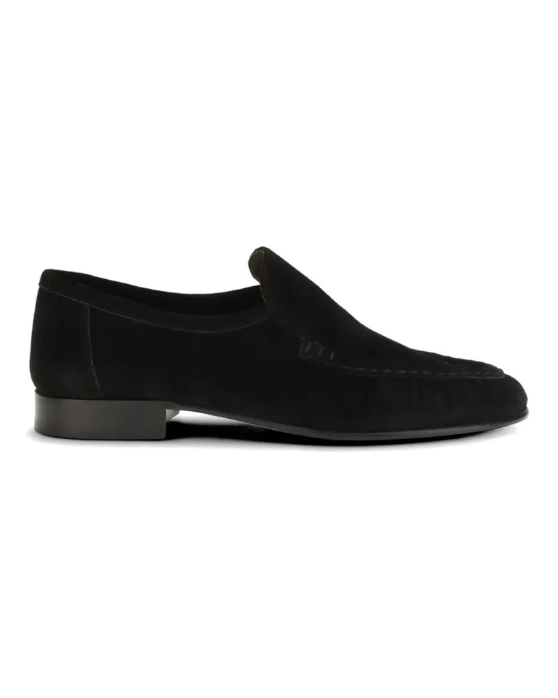 The Row Soft Mokassins Two Loafer - Schwarz Schwarz