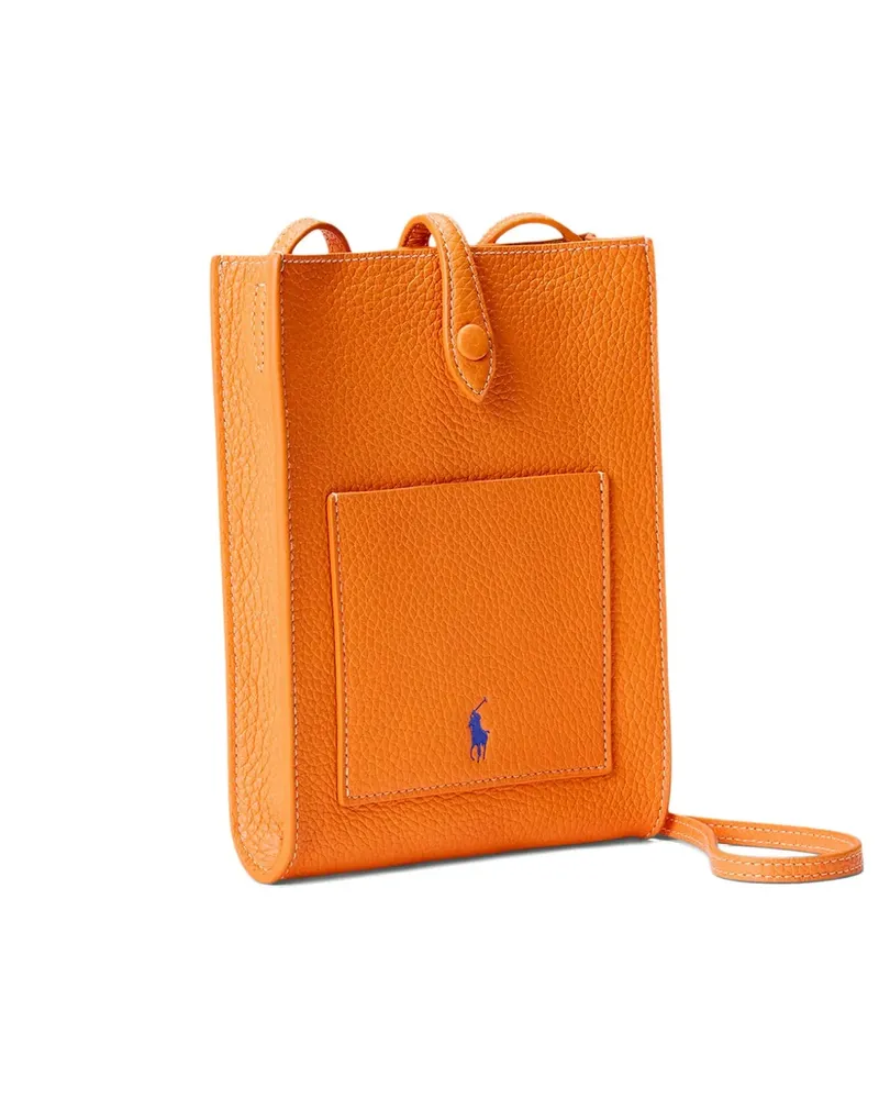 Ralph Lauren Strukturierte Polo Play Umhängetasche - Orange Orange