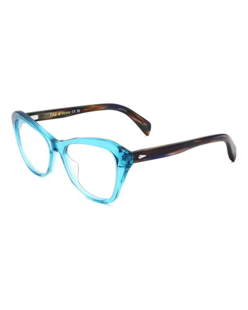 Rag & Bone Brille mit Cat-Eye-Gestell - Blau Blau