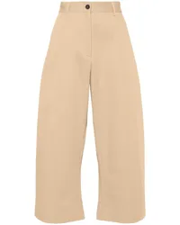 Studio Nicholson Palazzohose aus Twill Nude