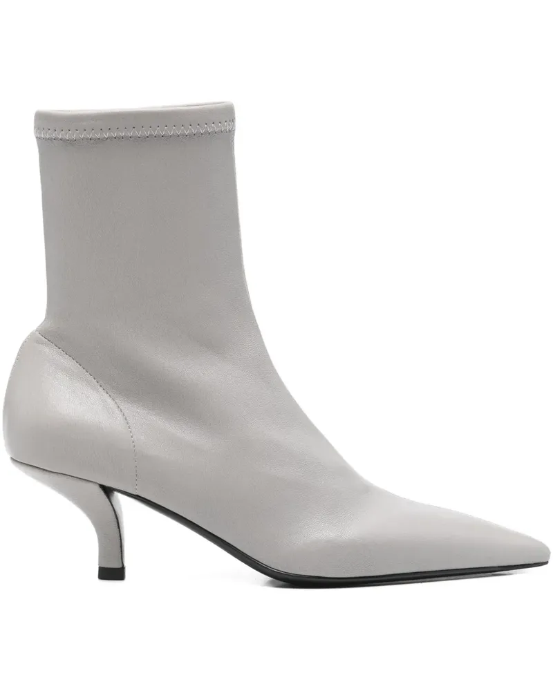Totême Stiefel mit spitzer Kappe - Grau Grau