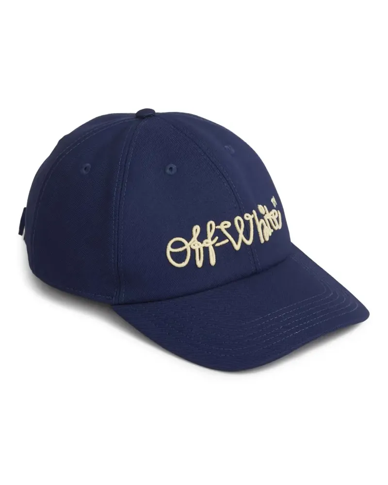 OFF-WHITE Baseballkappe mit Logo - Blau Blau