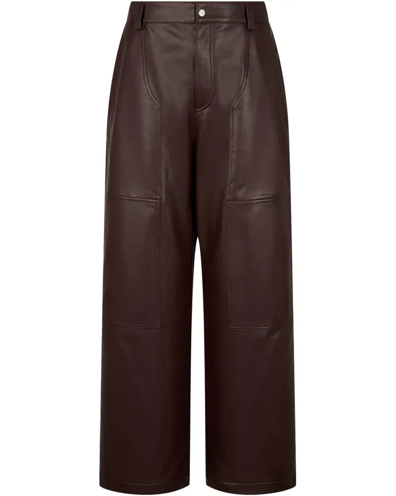 STUDIO TOMBOY Hose mit Knöpfen - Braun Braun