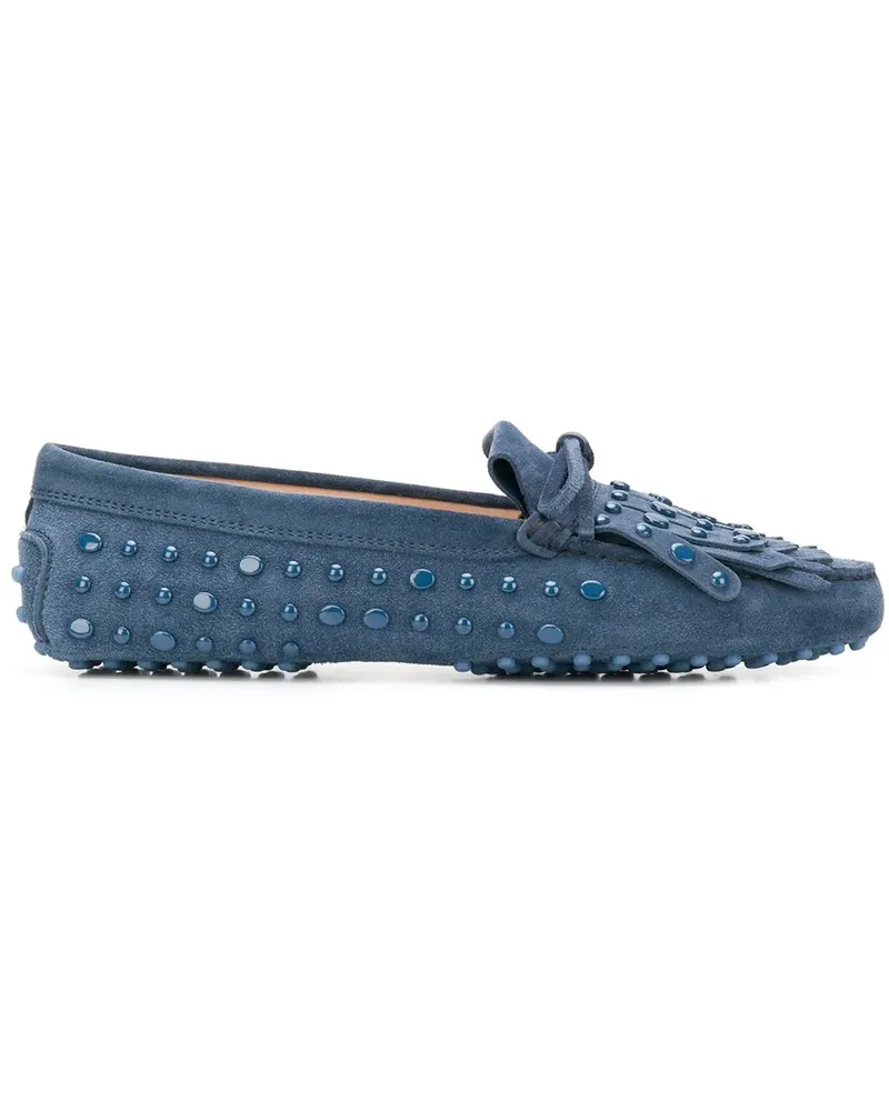 TOD'S Loafer mit Nieten - Blau Blau