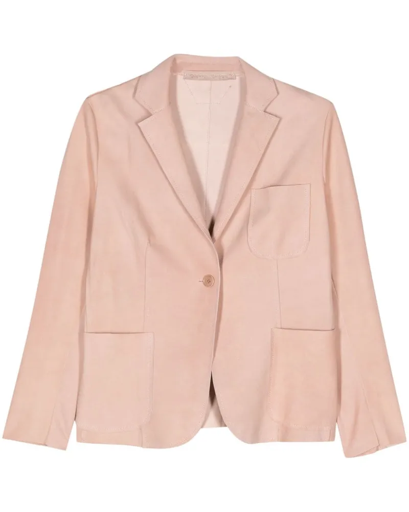 Salvatore Santoro Blazer aus Wildleder Rosa