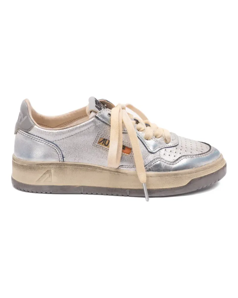 AUTRY perforated sneakers - Silber Silber