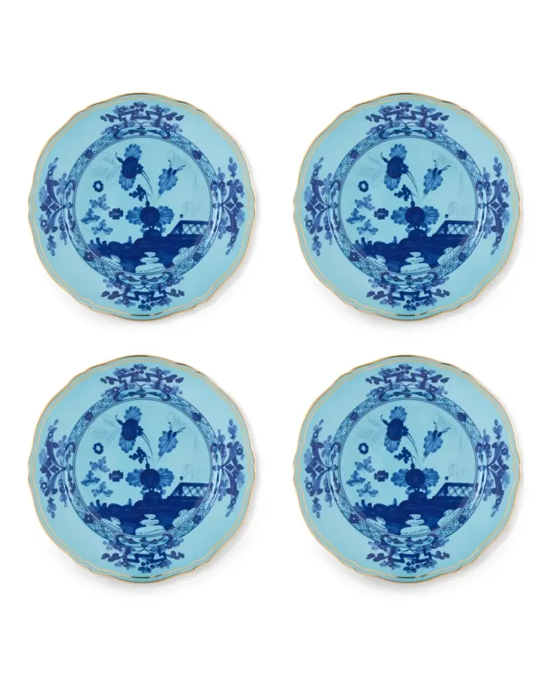 Ginori 1735 Oriente Italiano Dessertteller (21cm) - Blau Blau
