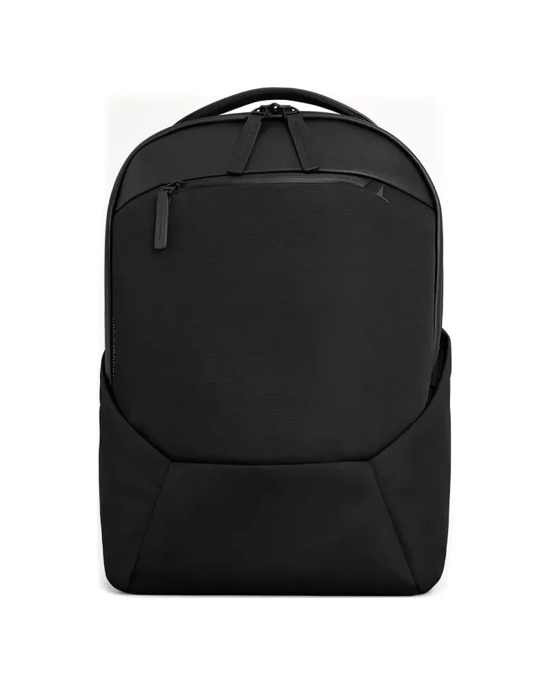 TROUBADOUR Apex Rucksack mit Reißverschluss - Schwarz Schwarz