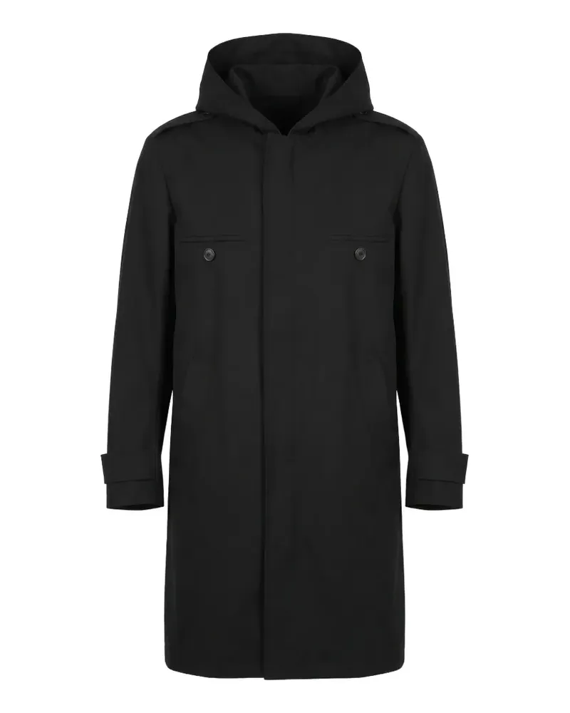 Valentino Garavani Mantel mit Kapuze - Schwarz Schwarz