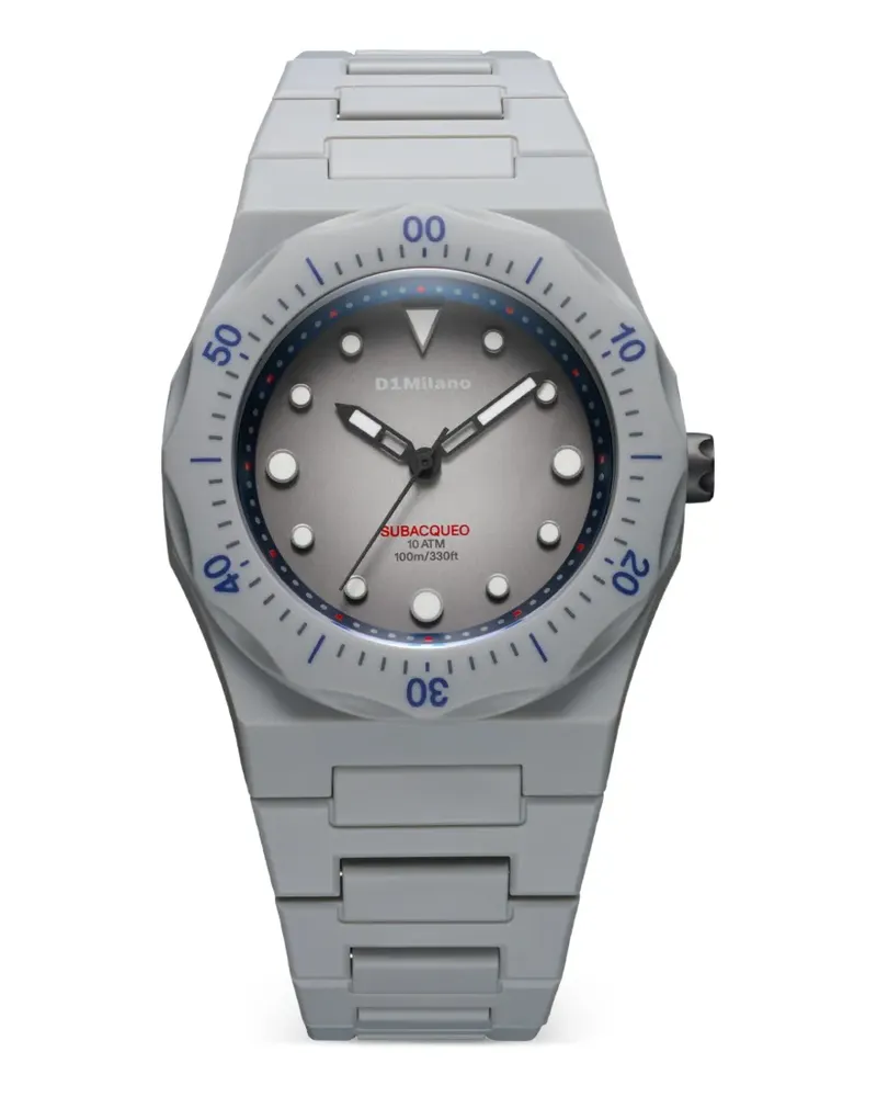 D1 Milano Subacqueo Armbanduhr 40,5mm - Grau Grau