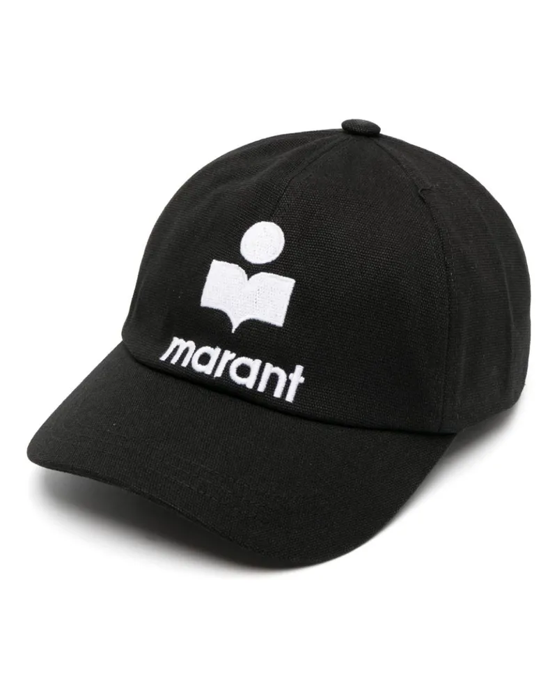 Isabel Marant Baseballkappe mit Logo-Stickerei - Schwarz Schwarz