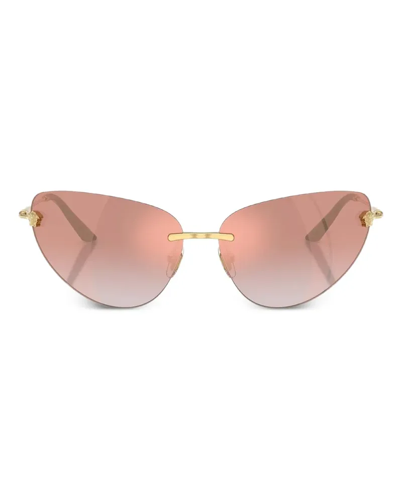 Versace Sonnenbrille mit Medusa - Gold Gold