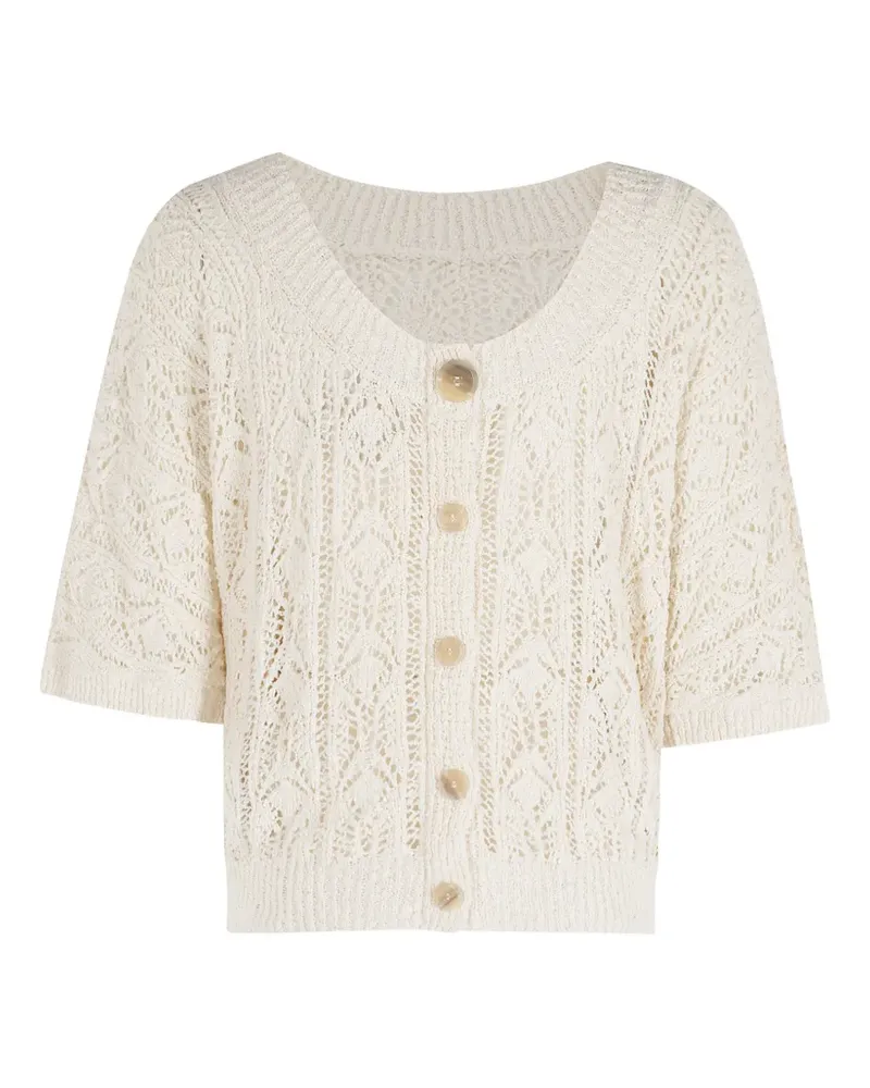 Semicouture Geknöpfter Pullover - Nude Nude