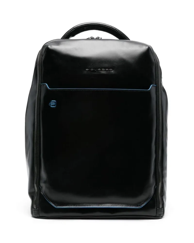 Piquadro Personalisierbarer Rucksack - Schwarz Schwarz