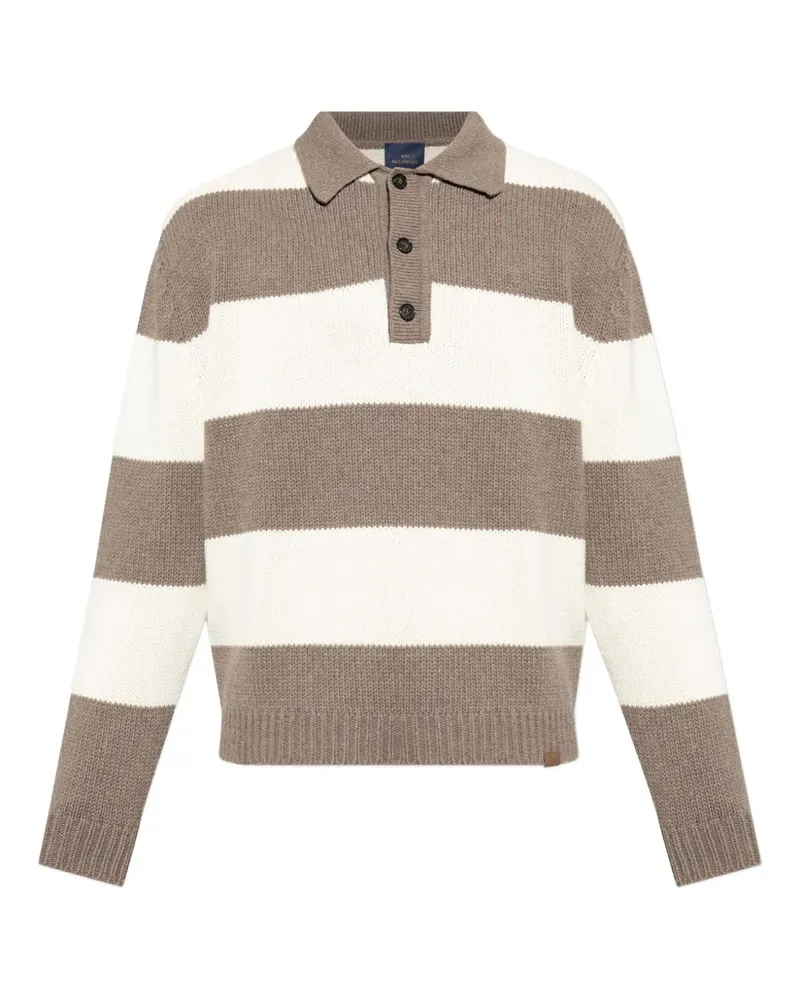 Paul & Shark Gestreifter Pullover - Braun Braun