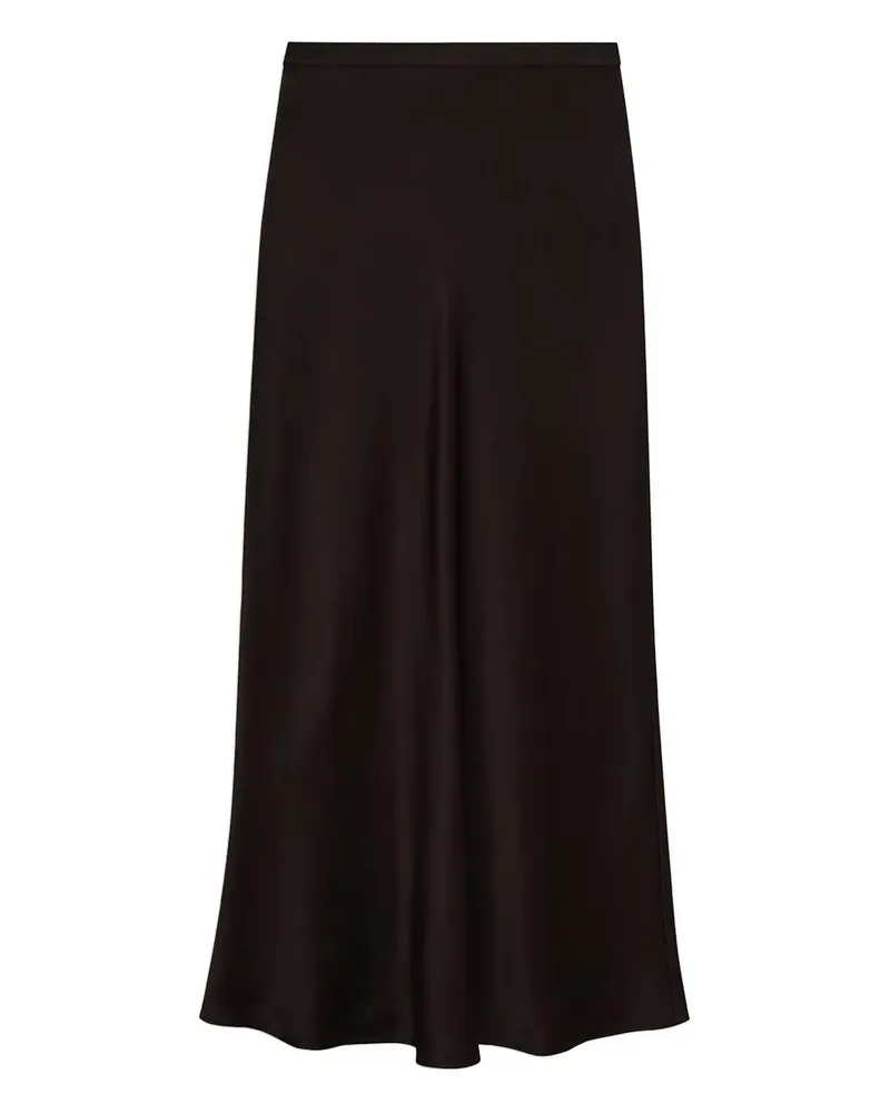 Anine Bing Bar Midirock aus Seide - Braun Braun