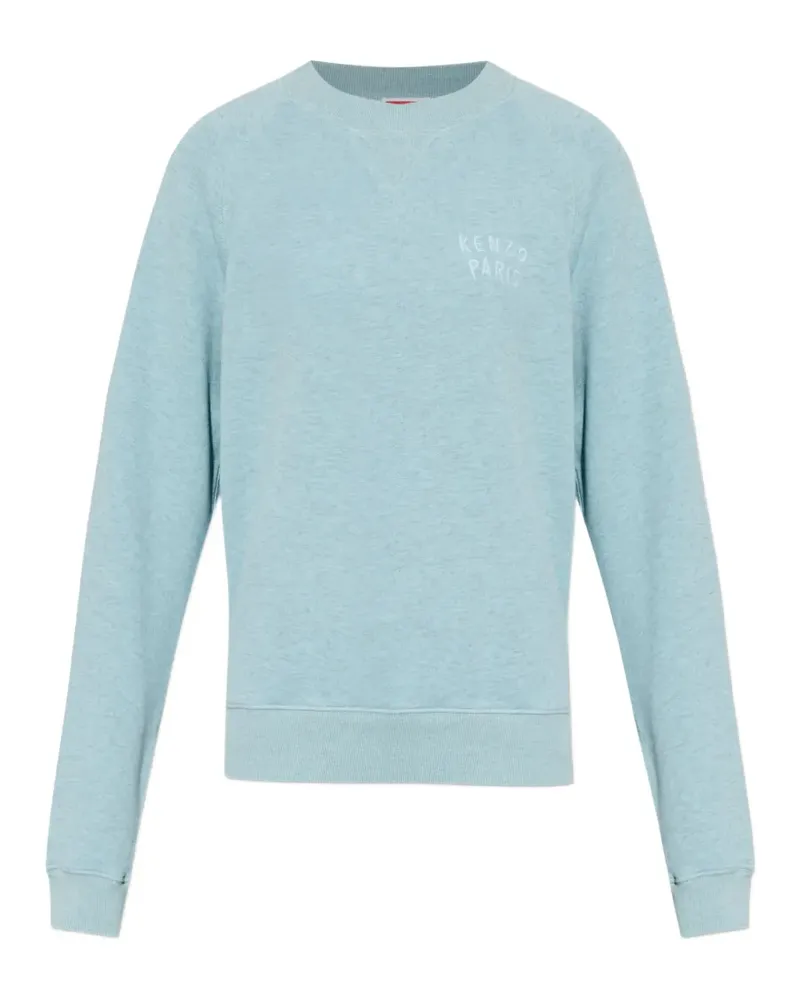 Kenzo Boke Heart logo-embroidered sweater - Blau Blau