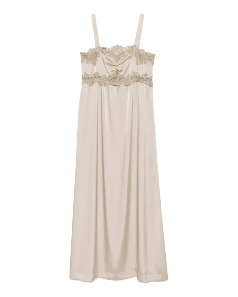 P.A.R.O.S.H. P.A.R.O H. Maxikleid aus Spitze - Nude Nude