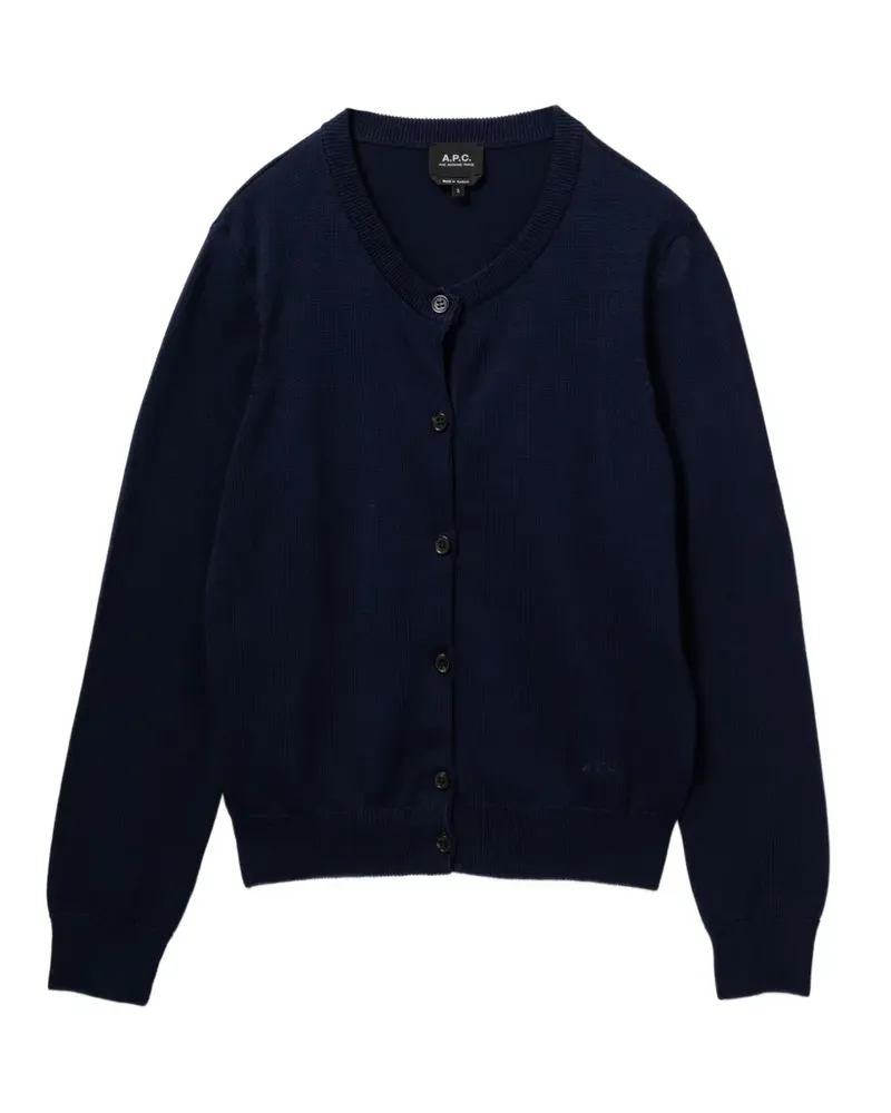 A.P.C. Sally Cardigan - Blau Blau