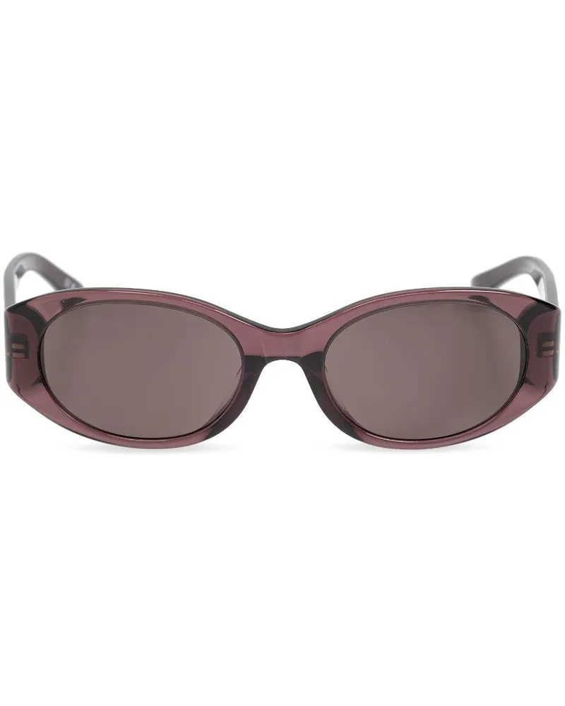 Balenciaga Sonnenbrille mit Logo-Print - Violett Violett