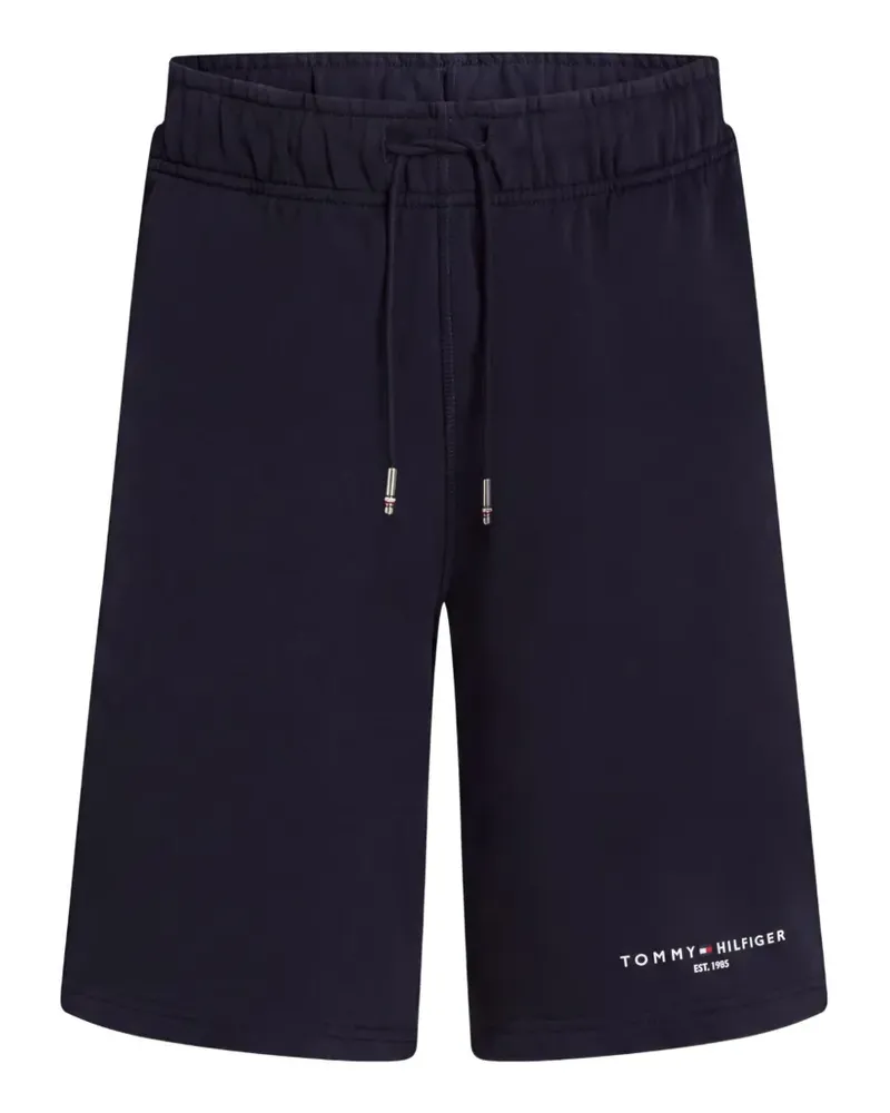 Tommy Hilfiger logo-print drawstring track shorts - Blau Blau