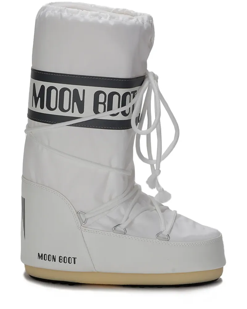 Moon Boot Stiefel mit Schnürung - Grau Grau