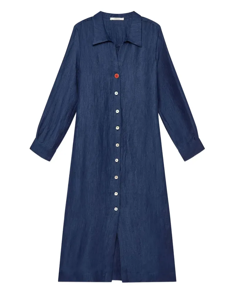 Maliparmi buttoned midi dress - Blau Blau