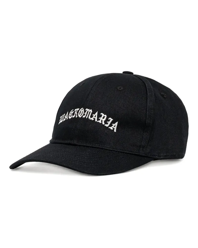 Wacko Maria Baseballkappe mit Stickerei - Schwarz Schwarz
