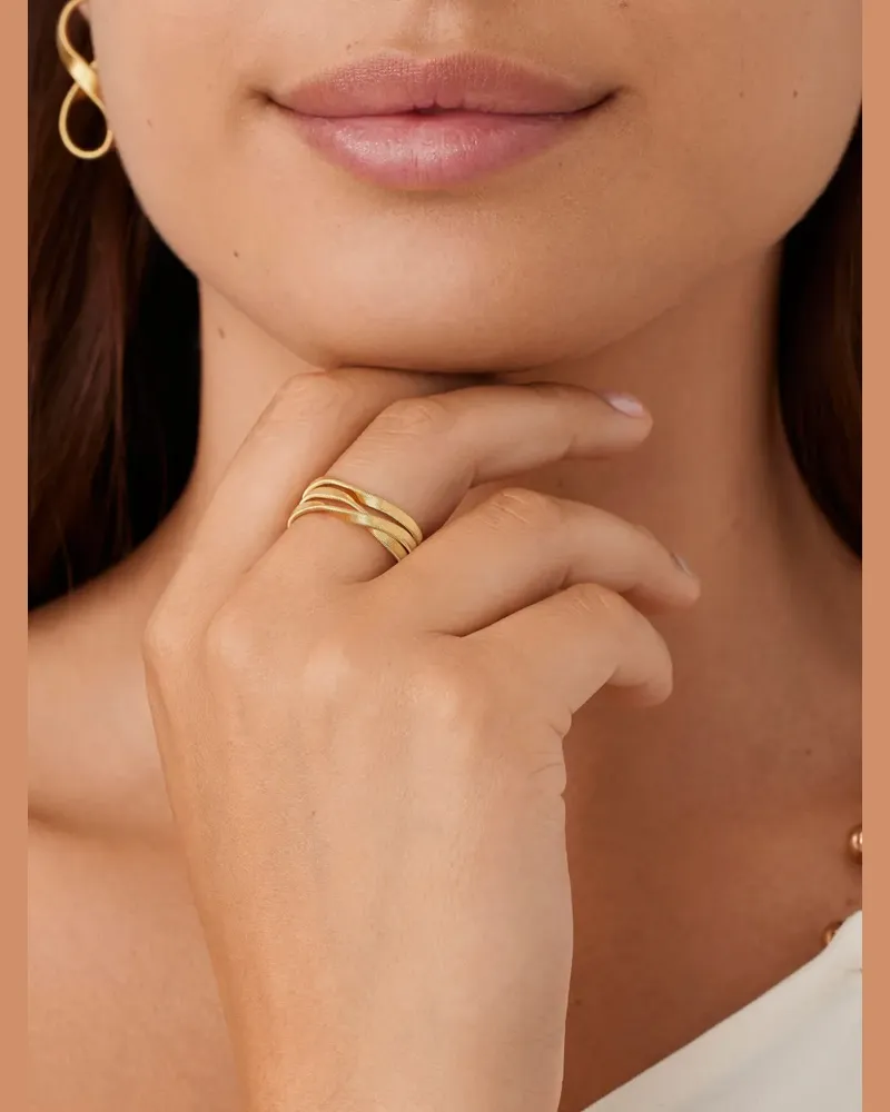Marco Bicego three-strand ring - Gold Gold