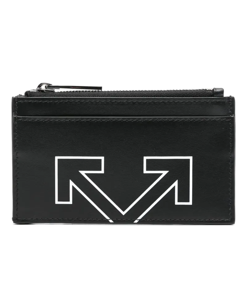 OFF-WHITE Portemonnaie mit Pfeil-Motiv - Schwarz Schwarz