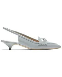 N° 21 Slingback-Pumps mit Schleife 30mm Grau