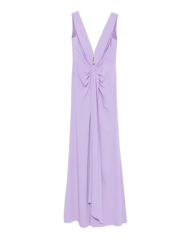 Nicole Miller Kristallverziertes Kleid - Violett Violett