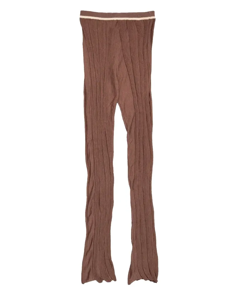 Isa Boulder Tinypleat Hose mit Falten - Braun Braun