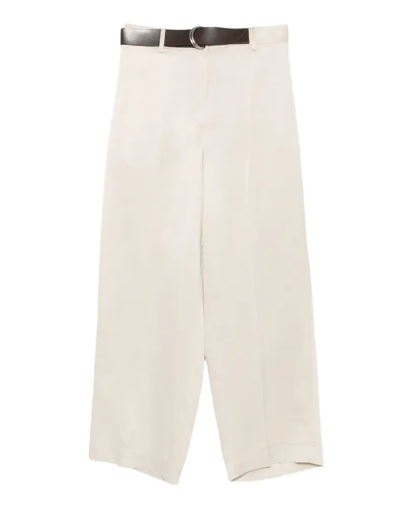 Semicouture Corinna belted trousers - Nude Nude