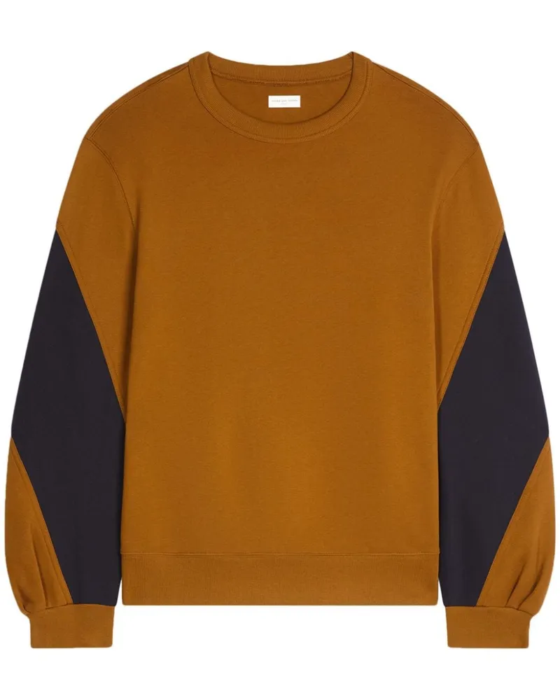 Dries van Noten Sweatshirt mit lockerem Schnitt Braun