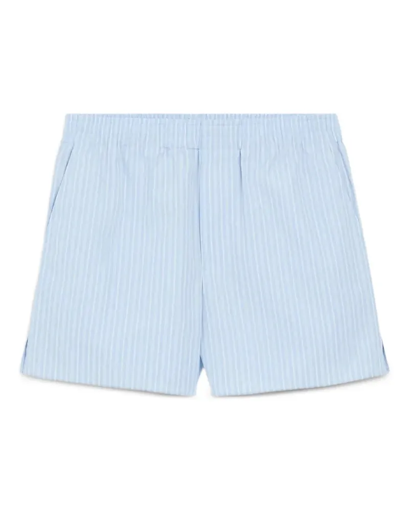 AMI Paris Gestreifte Shorts - Blau Blau