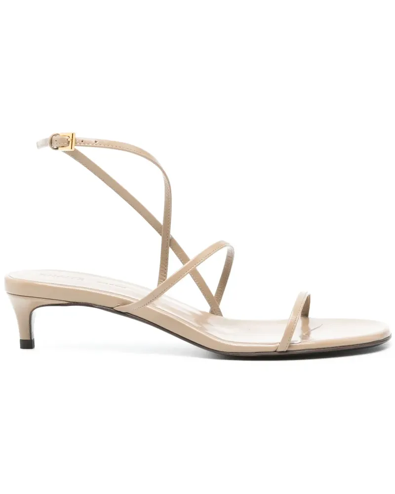 KHAITE Loop Sandalen 35mm - Nude Nude