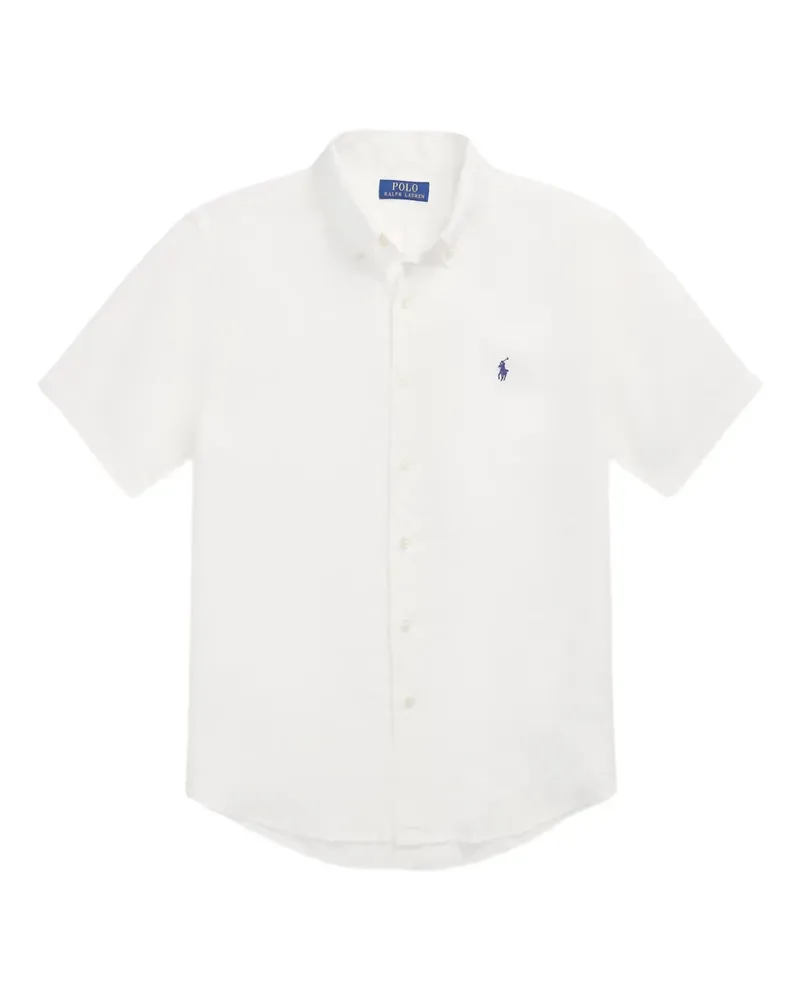 Ralph Lauren Hemd aus Leinen - Weiß Weiß