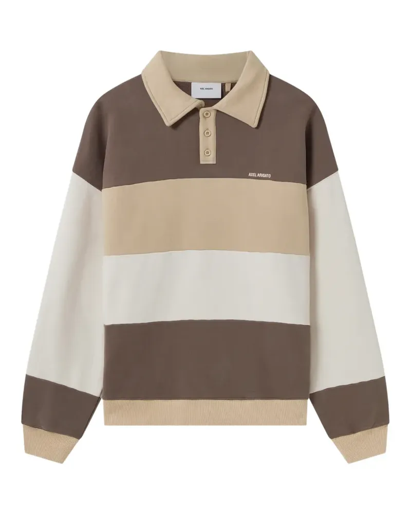 Axel Arigato Anchor Pullover mit Streifen - Braun Braun