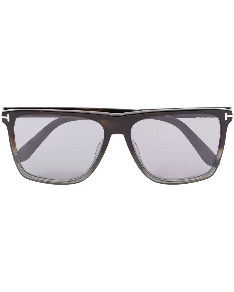 Tom Ford Eckige FT0832 Sonnenbrille - Grün Grün
