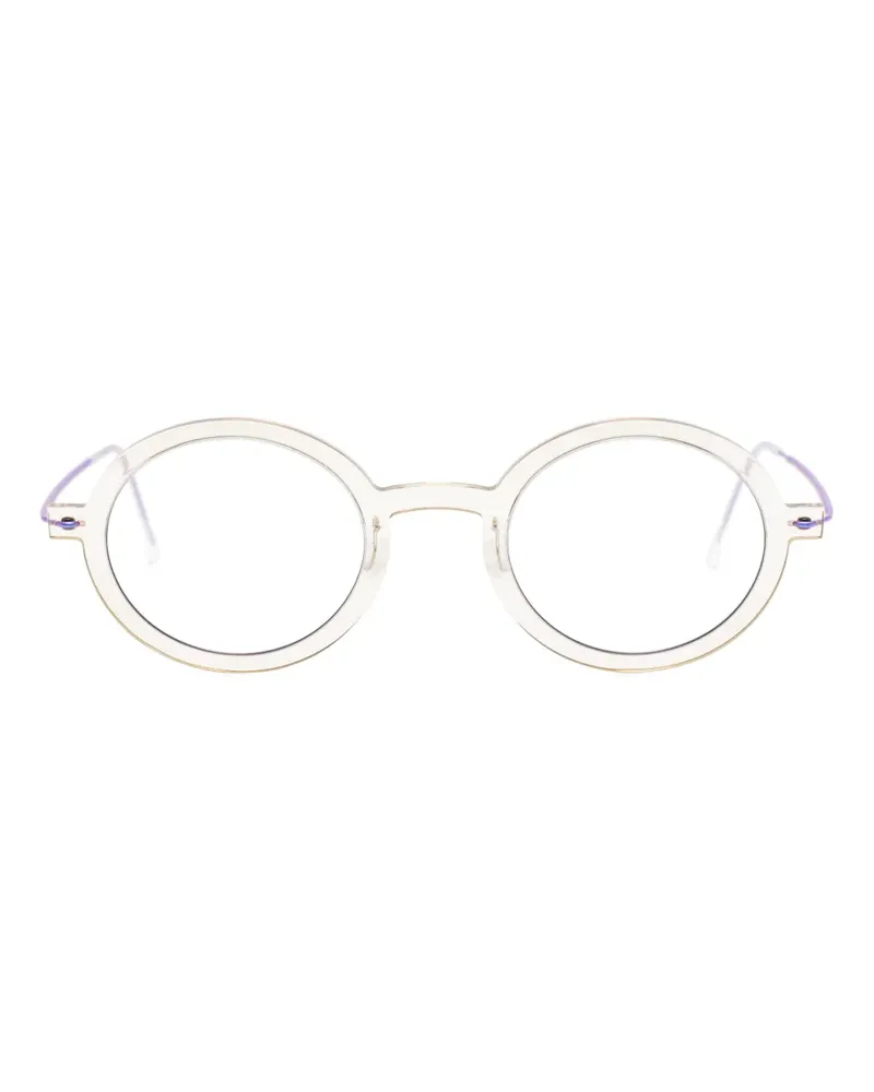 Lindberg Brille mit rundem Gestell - Nude Nude